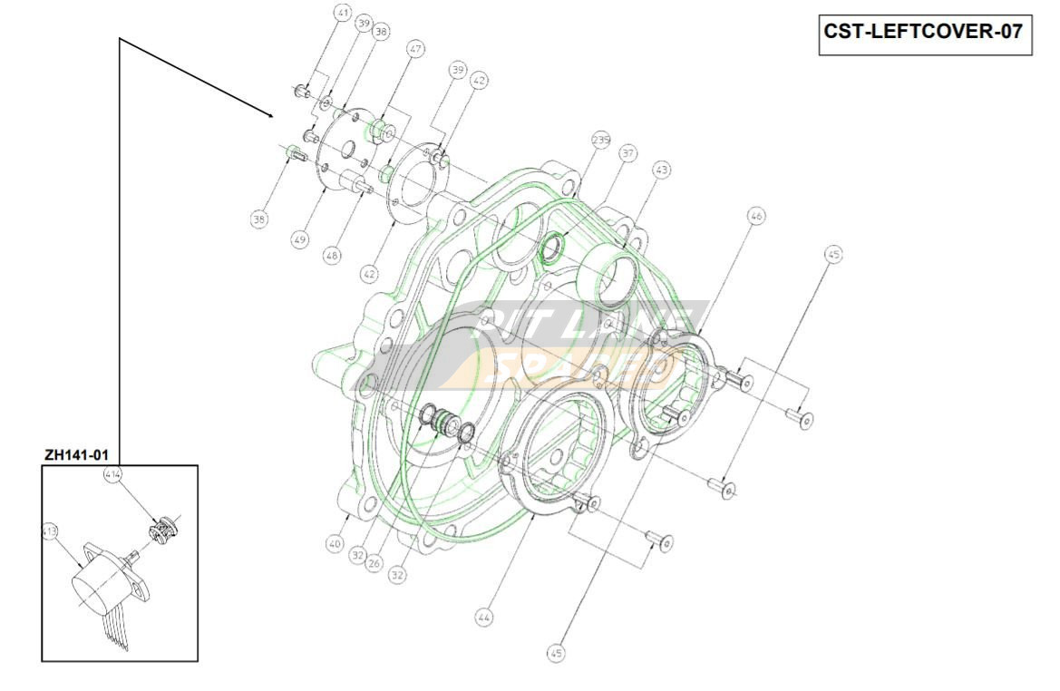 LEFT COVER Diagram